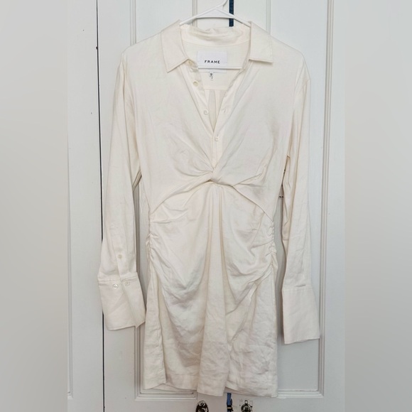 Frame Twist Mini Shirtdress - Picture 5 of 9